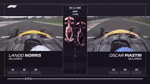 202K views · 2.9K reactions | So little to split between those McLaren's 勞 Check out how the ultra-close battle for pole unfolded between Lando and Oscar  | F1 | Facebook