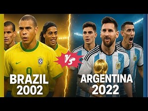 2002 Brazil vs 2022 Argentina – Who Had the Better World Cup? 🏆🇧🇷🇦🇷 Full Comparison!