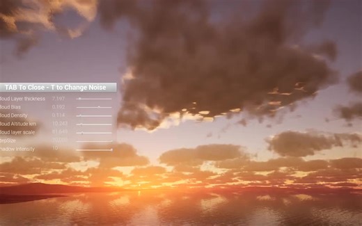 UE4 4.25 体积云 Volumetric Cloud