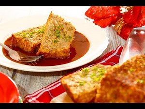 Red Lentil Christmas "Meatloaf"