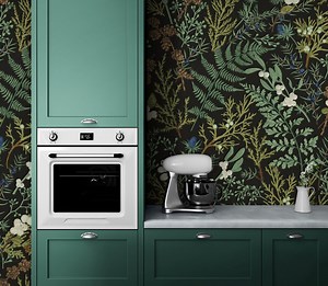 Dark Botanical Wallpaper Peel & Stick Green Fern Backsplash Wallpaper Self Adhesive Removable Vintage Greenery Wallpaper Bathroom Mural - Etsy