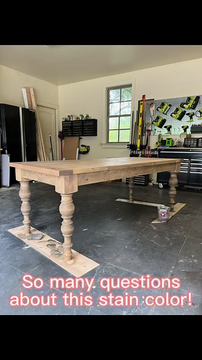 25K views · 234 reactions | I get so many questions about this stain color! Mixing stain to create your own custom color is so easy! Check it out! Plans for the table are on our website in comments ❤️ | Shanty2Chic | Facebook