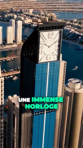 La tour Aeternitas : l'horloge géante à Dubaï