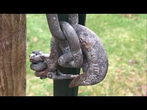 OldGuyDIY $17 DIY T-Post Puller 4' Pipe Handle, 16" Chain 5/16", Clevis Hook 4x4 Wood Fulcrum T Post