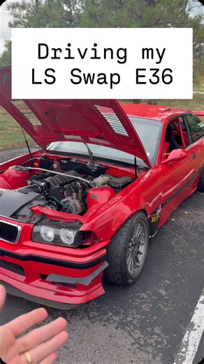 6.9K views · 518 reactions | Driving my LS swapped E36 M3 race car on the road. #bmw #e36 #e36m3 #m3 #ls #lsswap #53vortec #classicbmw #e36ls #mkahmotorsports #driftcar #lse36 | Guys-Garage | Facebook