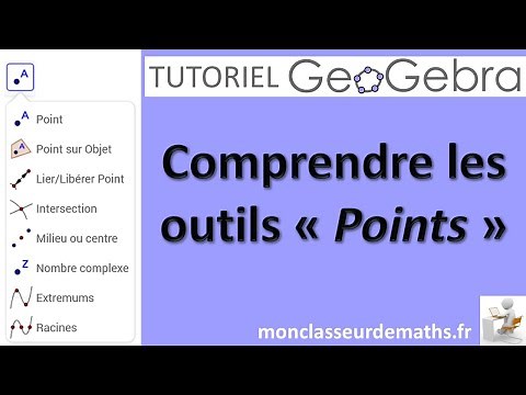 Tutoriel GeoGebra : Les outils « Points » (version complète)