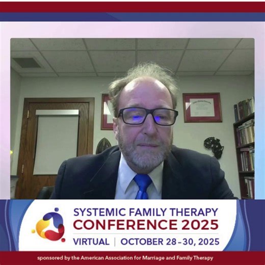 SFTC 2025 Day 1 Highlight: Opening remarks from AAMFT President, Adrian J. Blow, PhD #AAMFT #therapy #familytherapy #SFTC25 #mentalhealth #clinicians #therapist #counseling | American Association for Marriage and Family Therapy