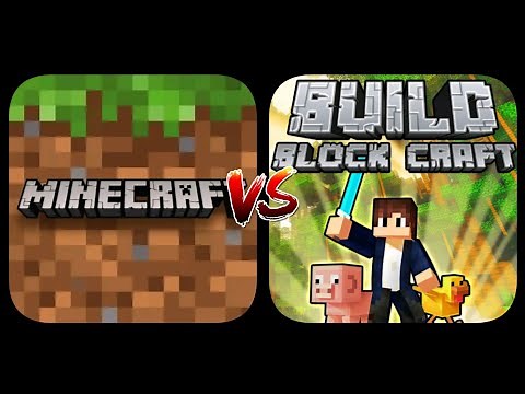 Minecraft PE VS Build Block Craft - Mincraft 3D