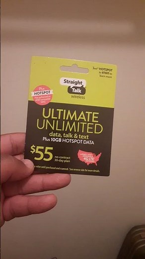 STRAIGHT TALK ULTIMATE UNLIMITED PHONE CARD REVIEW