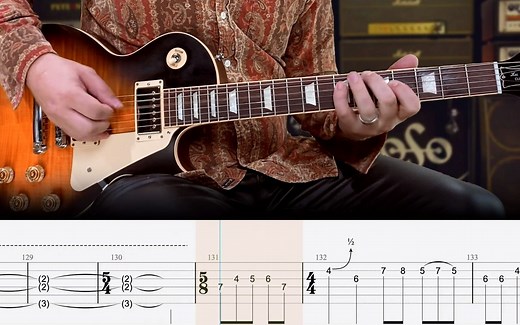 Black Dog Led Zeppelin Cover | Guitar Tab | Lesson | Tutorial