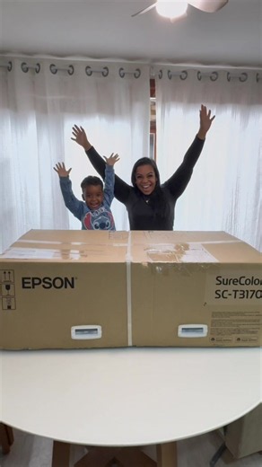 Chegada da impressora Epson na TariFest: sonho realizado