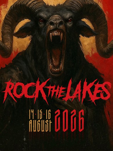 ROCK THE LAKES 2026 FEEL IT. LIVE IT. OWN IT. 3 days. 31 bands. 16,000 metalheads. One massive double stage. Different people. Same fire. Some festivals you hear about. Some festivals you remember. This one stays with you. Make it yours. Now. #RockTheLakes #MetalTok #FestivalVibes #SwissMetal #LiveMusic