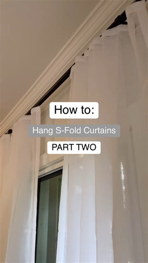 Ready to hang your S Fold curtains? @reno.rules is back with part two of her DIY series 🛠️ She shows just how easy it can be to hang the Luxe S Fold Sheer curtain in white with a few clever tricks and Spotlight essentials ✨ Get ready to transform your windows in no time, find everything you need instore and online now 😍 #SpotlightStores #ItsWhatYouMakeIt #SFoldCurtains #DIYCurtains | Spotlight