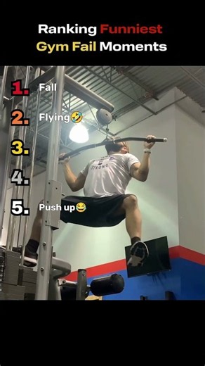 Ranking the Funniest Gym Fails 😂 #gymfails #funny