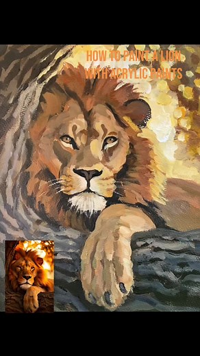 How to Paint a Lion with Acrylic Paints: Step-by-Step Guide