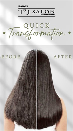 ✨ Quick Transformation Alert! ✨ From frizz to fabulous in just one session 💇‍♀️ Check out this stunning Rebond transformation by our expert hairstylists#, Ms. Emma of T&J Salon Professionals Eastwood Branch. ✅ Sleek ✅ Smooth ✅ Long-lasting shine 📍 Visit us and experience your own glow-up today! #TandJSalon #KoreanSalon #HairTransformation | T & J SALON PROFESSIONALS