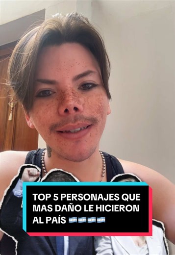 Del 83 para acá armé este ranking. Personas que más daño le hicieron a la Argentina. ¿Coincidís? ¿Cambiarías el orden del TOP? 👇 Te leo en comentarios #Memoria #Politica #Argentina #Democracia #peronismo