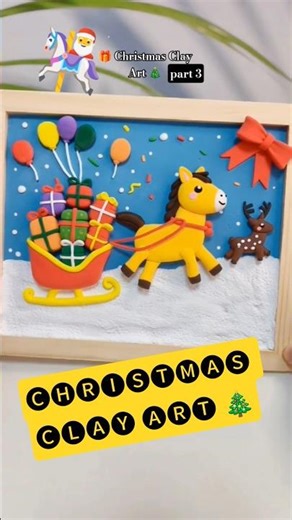 🎁Christmas Clay Art 🎄#3d #clayart #santa #giftideas #viralshort #christmas #90ssong #latamangeshkar