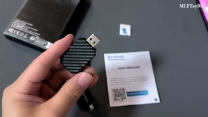 Mini Wireless CarPlay Adapter for Apple, Plug & Play Low Latency Converts Wired to Wireless CarPlay Dongle for iPhone iOS 10+, 2024 Upgrade, Connection Fast & Stable