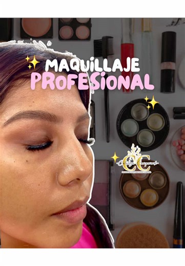 Práctica de una de las estudiantes de belleza en el módulo Maquillaje Profesional 💄✨ 📍 Escuela Cataleya Campoverde 📞 0982925310 – 0988841195