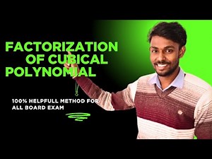 💡 How to Factorize Cubic Polynomials Quickly | 100% Easy Method for Students