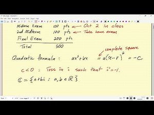 Lec -1 Introduction (Complex Analysis - Purdue University)