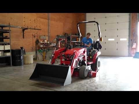Mahindra 1100 Series Belly Mower Removal!