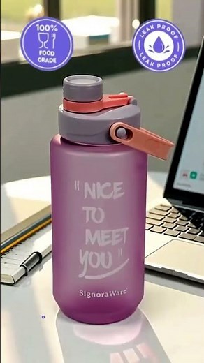 Signoraware Hydration Range | Stylish, Durable Bottles for Every Day