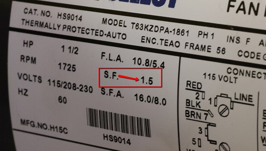 Motor Service Factor
