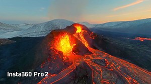 Admirez l'éruption du volcan islandais à travers cette somptueuse vidéo en 8K