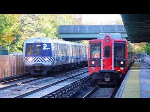 Metro-North: Botanical Garden Action (AM Rush) (Harlem & New Haven Line) (M3A / M7A / M8 / P32AC-DM)