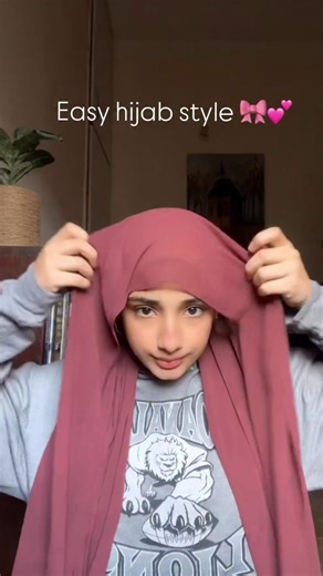 easy Hijab Style 💫🩷#hijab #hijabehaya #hijabtutorial #hijabstyle