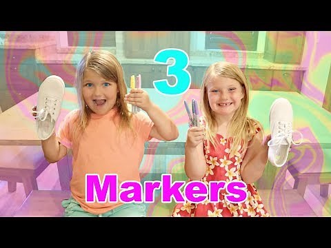 3 MARKER Shoe Challenge!