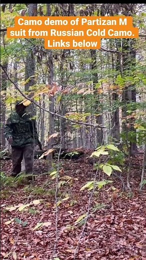 INVISIBILITY SUIT Partizan M Camo Demo Russian Cold Camo