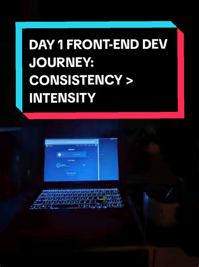 Web Dev Journey Day 1: Ikaw, nasan kana sa web dev journey mo? CONSISTENCY > INTENSITY 3 years ago, I got into web dev I started learning how the internet works up to the foundations (HTML,CSS,JS) pero midway I lost motivation life gets in the way and naburn-out ako because I always try to rush things to the point na I stopped learning but now I decided to do things differently. Ikaw, nasan kana sa journey mo? #webdevelopment #learntocode #bsit #coding #fyp