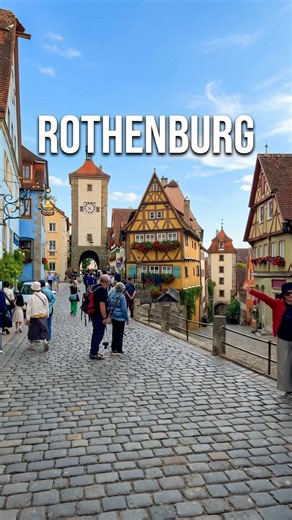 Walking Through Germany’s Most Beautiful Fairytale Town: Rothenburg 4K 🇩🇪