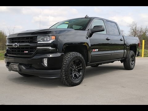 2016 Chevrolet Silverado 1500 LTZ Z71 4X4 Midnight Edition Crew Cab at Wilson County Chevy