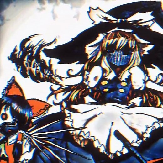 【東方異形郷・リクエスト】異形の廃園のレイマリ ＃東方異形郷＃東方project＃異形魔理沙