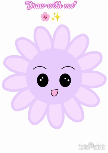 Draw with me cute daisy #art #aestheic #drawing #cute #howtodraw #digitalart #pink