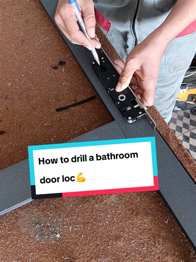 How to Drill a Bathroom Door Lock