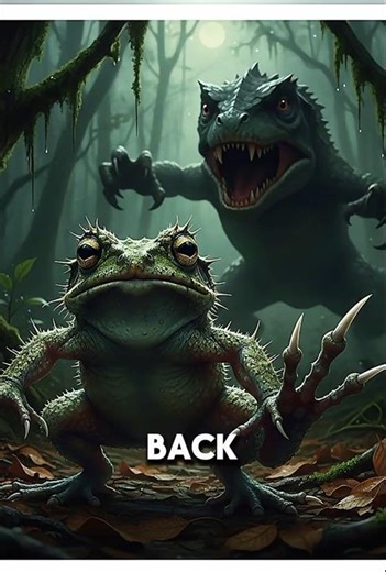 This frog survives by breaking its own bones #animallife #animalfacts #wildlife #shorts #frog