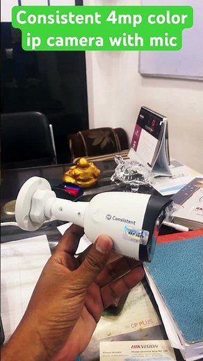 Consistent 4mp color ip camera with mic | 4mp bullet ip camera with mic and poe