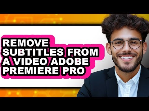 How to Remove Subtitles from a Video Adobe Premiere Pro (full Guide)
