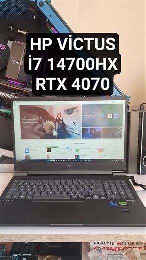 Intel Core İ7 14700HX RTX 4070 HP Victus Labtop