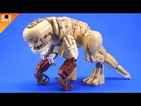 Lego D-REX / DISTORTUS REX from Jurassic World Rebirth