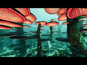 Subnautica - Mushroom Forest Ambiance (sea creatures, growling, bubbles, soft music)
