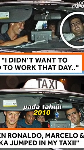 885K views · 37K reactions | Ketika Ronaldo, Marcelo dan Kaka naik taksi bareng-bareng! #realmadrid #halamadrid #madridista #sepakbola #beritabola | Pemain Kidal | Facebook