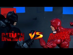 Batman Vs Daredevil Stop-Motion Fight Short Film (New Years Special)