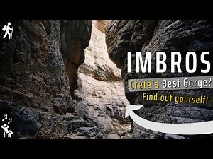 Discover This EPIC CANYON Trail | Imbros Gorge Crete [Virtual Hike 4K] with relaxing music
