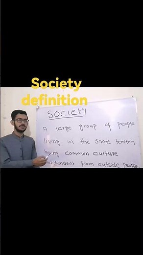 What is society in sociology? simple definition of sociology? Sociology lecture?